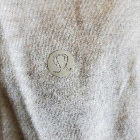 Lululemon Heathered Cashew Slouchy Still Chill Jogger Pant Size 10 - Picture 10 of 13